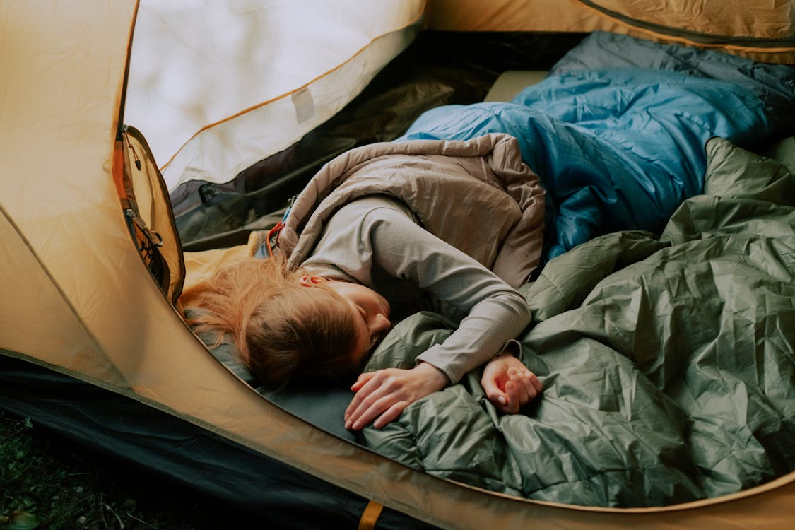 Nemo Tensor sleeping pad review — inflated sleeping pad in tent on mountain campsite