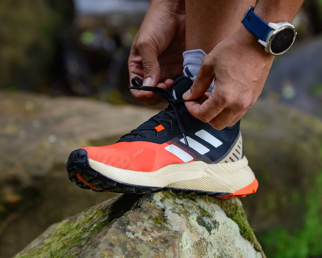 Best waterproof trail running shoes 2026 — Salomon Speedcross 6 GTX on wet trail